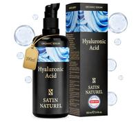 THE WINNER 2020* ORGANIC Hyaluronic Acid Face Serum High-Dosed Concentrate - Extra Large 100ml Light Protection Glass Bottle - Vegan Anti-Aging Gel