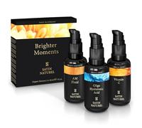 Satin Naturel Luxury Gift Set for Women - 3×30 ml Wellness Beauty Set with Vitamin C Serum, Hyaluronic Acid Serum & Ceramide Beauty Fluid with Organic Aloe Vera - Gift for Her - Premium Edition