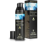 Satin Naturel Men's Face Cream 75ml with Aloe Vera & Hyaluronic Acid | Anti-age moisturising cream with argan oil and squalane for all skin types. Vegan, natural cosmetics.