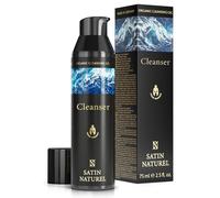 Face Cleanser for Men 75 ml - Beard Wash and Face Wash Men - Aloe Vera Hydrating Cleanser & Pore Cleanser for Mens Skincare - Men Face Wash - Organic Skin Care Made in Germany - Satin Naturel