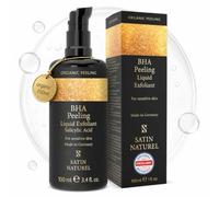 Salicylic Acid BHA Exfoliant for Sensitive Skin 100ml, Salicylic Acid Serum - Face Scrub Exfoliator - Face Exfoliator - Face Care - Organic Vegan Skin Care by Satin Naturel