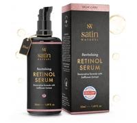50ml Retinol Serum for Face Enhanced with Hyaluronic Acid Niacinamide & Salicylic Acid Serum - Anti Wrinkle & Acne Treatment Skincare against Blemishes - Face Serum for Women by Satin Naturel