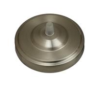 Satin Nickel 108mm Ceiling Light Fitting Plate for Vintage Pendent Lights 108mm Single Point Metal Canopy Cover Antique Side Fitting Ceiling Rose with Accessories for Home Hanging Ceiling Wall Lamp