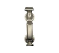 Satin Nickel Reeded Doctor Door Knocker Front Back Heavy Quality Large Solid AB Hardware