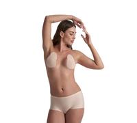 Satin Nipple Covers with Support Pads for Women Bye Bra Beige A-C