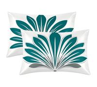 Satin Pillowcase Simple Pillowcases 2 Pack Standard Size 50x70, Nordic Pillow Cases Feels Like Pure Silk Pillowcase, Satin Silk Pillowcases for Hair and Skin, Cooling Pillow Case Gifts for Women -2121