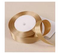 Satin Ribbon 1''25mm 25Yards/roll Satin Ribbons Bow Craft Decor Wedding Wrap Christmas Party Decoration DIY Craft Handmade Sewing Accessories(105 Khaki,6mm)