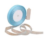 Satin Ribbon 1pc 45meters/roll 12mm Satin Ribbons DIY Wedding Christmas Handmade Bowknot Decoration Webbing Crafts(Shy Blue,20mm Organza)