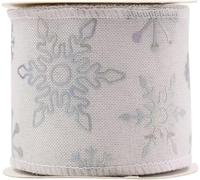 Satin Ribbon, 2.5" 5Yard Christmas Ribbons Multicolor Organza Grosgrain Satin Metallic Glitter(I)