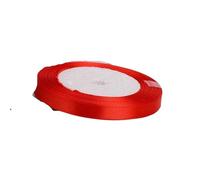 Satin Ribbon 25Yard/roll 6mm-75mm Red Satin Ribbon Bow Craft Wedding Party Decor Wrapping Scrapbooking Supplies DIY Packing Material(10mm Red)