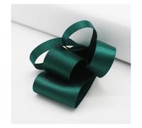 Satin Ribbon 5 Yards Moss Green Grosgrain Satin Ribbon for Packing Christmas Party Decoration Handmade DIY 16 25 38 MM(Hunter,6 MM)