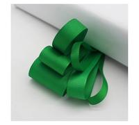 Satin Ribbon 5 Yards Moss Green Grosgrain Satin Ribbon for Packing Christmas Party Decoration Handmade DIY 16 25 38 MM(Emerald G,6 MM)