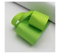 Satin Ribbon 5 Yards Moss Green Grosgrain Satin Ribbon for Packing Christmas Party Decoration Handmade DIY 16 25 38 MM(Apple Green G,6 MM)