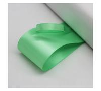 Satin Ribbon 5 Yards Moss Green Grosgrain Satin Ribbon for Packing Christmas Party Decoration Handmade DIY 16 25 38 MM(Mint,6 MM)