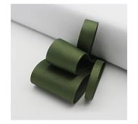 Satin Ribbon 5 Yards Moss Green Grosgrain Satin Ribbon for Packing Christmas Party Decoration Handmade DIY 16 25 38 MM(Moss G,6 MM)