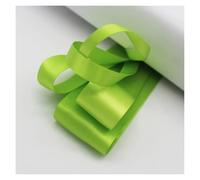 Satin Ribbon 5 Yards Moss Green Grosgrain Satin Ribbon for Packing Christmas Party Decoration Handmade DIY 16 25 38 MM(Light Green,6 MM)