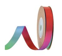 Satin Ribbon 5Yards Double Face Gradient Rainbow Satin Ribbon for Birthday Party Wrapping Decor DIY Crafts Handmade Bows Accessories(Style A-10mm,5Yards)