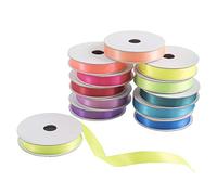 Trimits Satin Ribbon Bundle, Polyester, Neon, 2m x 10mm
