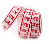 Satin Ribbon, Christmas Ribbons 0.63″ Trims Grosgrain Multicolor Organza Satin Metallic(C,50yard)