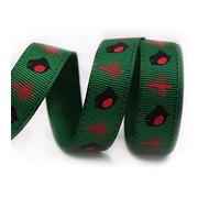 Satin Ribbon, Christmas Ribbons 0.63″ Trims Grosgrain Multicolor Organza Satin Metallic(E,50yard)