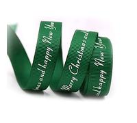Satin Ribbon, Christmas Ribbons 0.63″ Trims Grosgrain Multicolor Organza Satin Metallic(H,50yard)