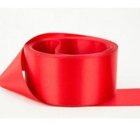 Satin Ribbon Double Sided 38mm Wide 5 Meters (Red) Gift Wrap Ribbon, Ribbons for Gift Wrapping, Christmas Ribbon, Gift Wrapping Ribbon for Crafting, Wedding Party Decor