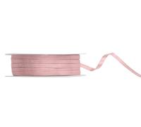 Satin Ribbon Light Dusty Rose 3 mm x 50 m - Very Narrow Ribbon Delicate Dusky Pink, Gift Ribbon & Decorative Ribbon for Filigree Bows, Crafts, Stationery & Wedding