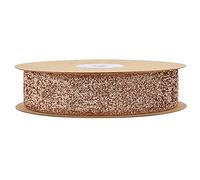 Satin Ribbon,Organza Ribbon, Metallic and Nylon Princess Glitter Ribbon Gold Silver for Floral Craft(H)