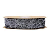Satin Ribbon,Organza Ribbon, Metallic and Nylon Princess Glitter Ribbon Gold Silver for Floral Craft(B)
