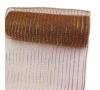 Satin Ribbon Poly Mesh Ribbon Deco Metallic Foil Mesh Rolls Mixed Color Mesh Ribbon(P)