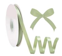 Satin Ribbon Polyester Double Sided Ribbon,Balloon Ribbon.Fabric Ribbon.Christmas Ribbon.for Gift Wrapping Hair Bows Cake Craft Wedding Xmas Decoration