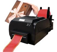 Satin Ribbon Printer for Custom Text, Logo, Pattern, 50+ Languages Support, Ideal for Gift Wrapping, Floral Crafts, Party Decorations
