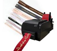 Satin Ribbon Printer with Digital Display, Multi-Row Stamping for Gift Packaging, 200DPI, 150mm/s, 50+ Language Support