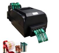 Satin Ribbon Printing Machine ribbon printer machine Supports 50+ Languages,150MM/S,for Floral Bouquet/Crafts(Four Row)