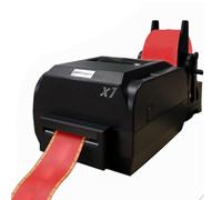 Satin Ribbon Printing Machine Single Row/Multiple Row Digital Ribbon Printer Ribbon Printing Machine with Ribbon Holder DIY Ribbon Printer Machine Supports 50+ Languages(Single row)