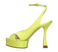 Satin Sandals - female - Casadei - High Heel Sandals - Yellow - 4 UK - Shoes 4 UK
