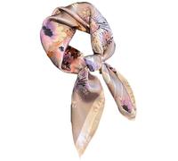 Satin Scarves for Women 27.5 × 27.5 inches Medium Square Elegant Silk