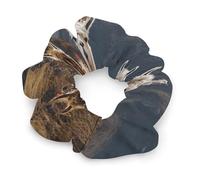 Satin Scrunchies, Llamas in The Andes Print Ponytail Scrunchies Durable Hair Bands Elastic Hair Bands with Fashionable Hair Ties for Women