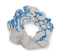 Satin Scrunchies, Snowman And Star Print Ponytail Scrunchies Durable Hair Bands Elastic Hair Bands with Fashionable Hair Ties for Women