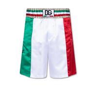 Satin Shorts with Drawstring Waist - male - Dolce & Gabbana - Casual Shorts - Multicolor - S - Shorts S