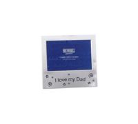 Satin Silver Occasion Frame I Love My Dad 5x3 Frame