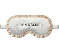 Satin Sleep Eye Mask - Let Me Sleep - Beige