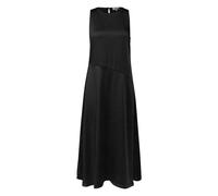 Satin Sleeveless Dress with Diagonal Stitching Women s.Oliver Noir 34