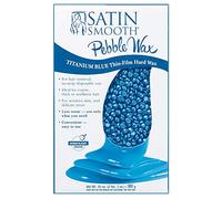 Satin Smooth Titanium Blue Thin Film Hard Wax For Women 35 oz Wax