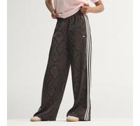 SATIN SNAKE PRINT WIDE LEG TRACK Joggers