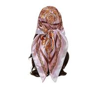 Satin Square Scarf Women Elegant Silk Neckerchief Shawl Wraps Headband Handle Hair Accessories Bandana for Daily Wear, Parties or Decoration(MS06JSC020-07)