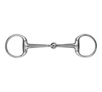 Satin stainless steel bridle bit rings for horses Feeling