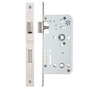 Satin Stainless Steel DIN Standard 55mm Backset Bathroom Lock