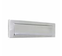 Satin Stainless Steel Gravity Letter Plate 340 X 75mm