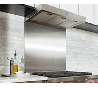 Satin Stainless Steel Splashback Guard Plate 900 mm x 800 mm